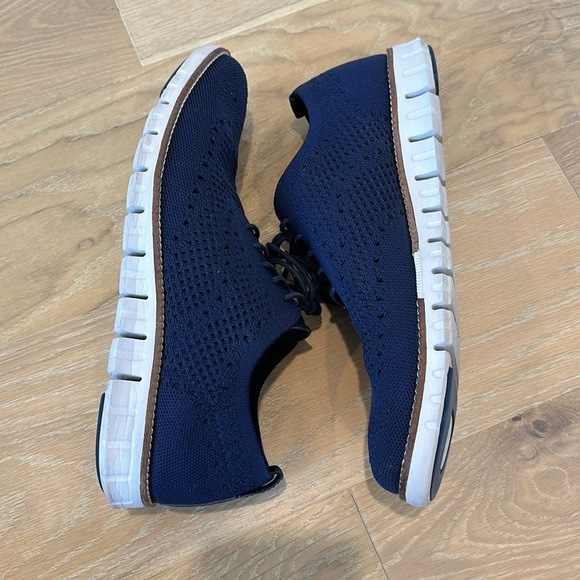 Cole Haan GrandPro Knit Runner Sneakers in Navy Blue Size 10.5 - Picture 3 of 8